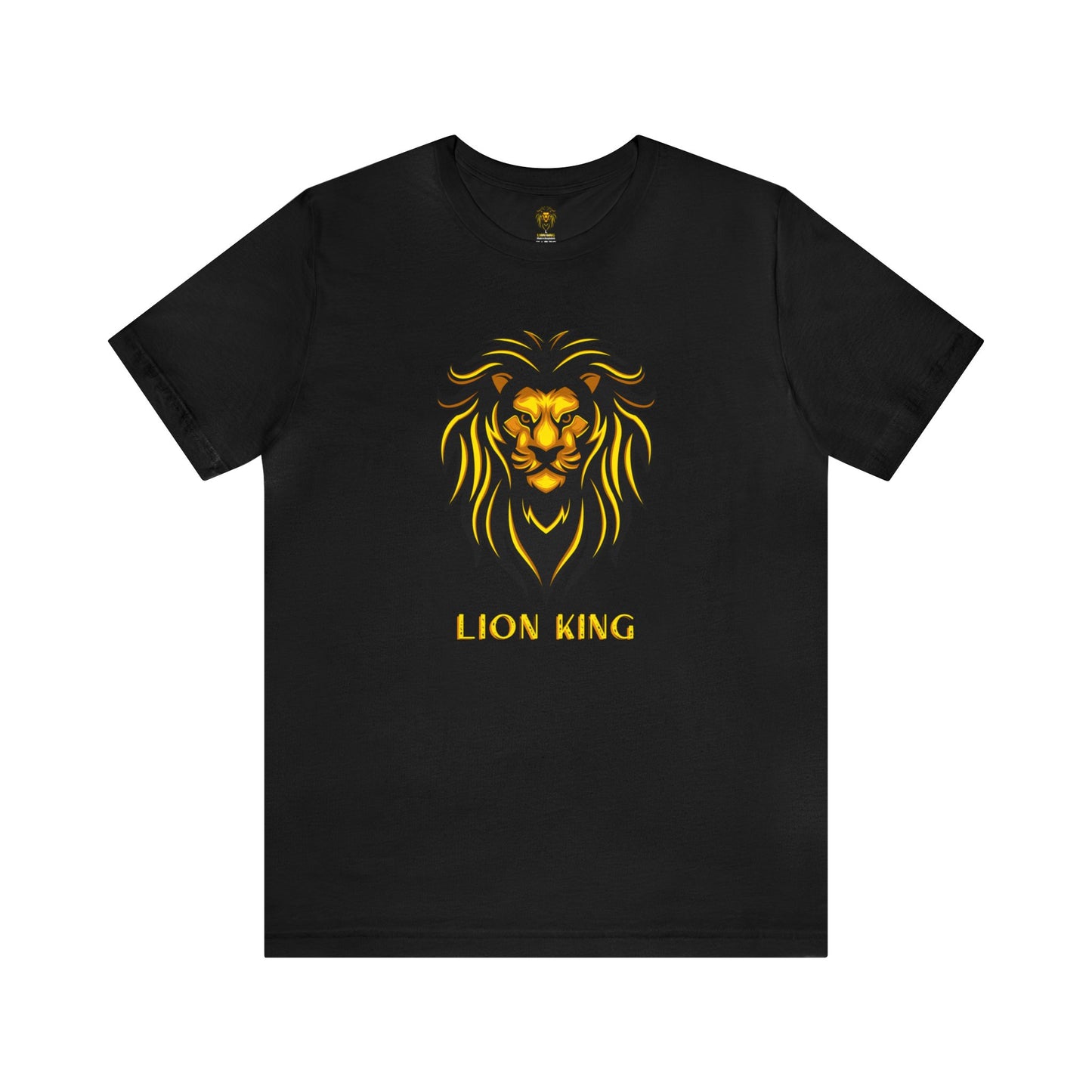 Roar in Style: LION KING Short Sleeve Tee – Unleash Majestic Fashion with Regal Comfort