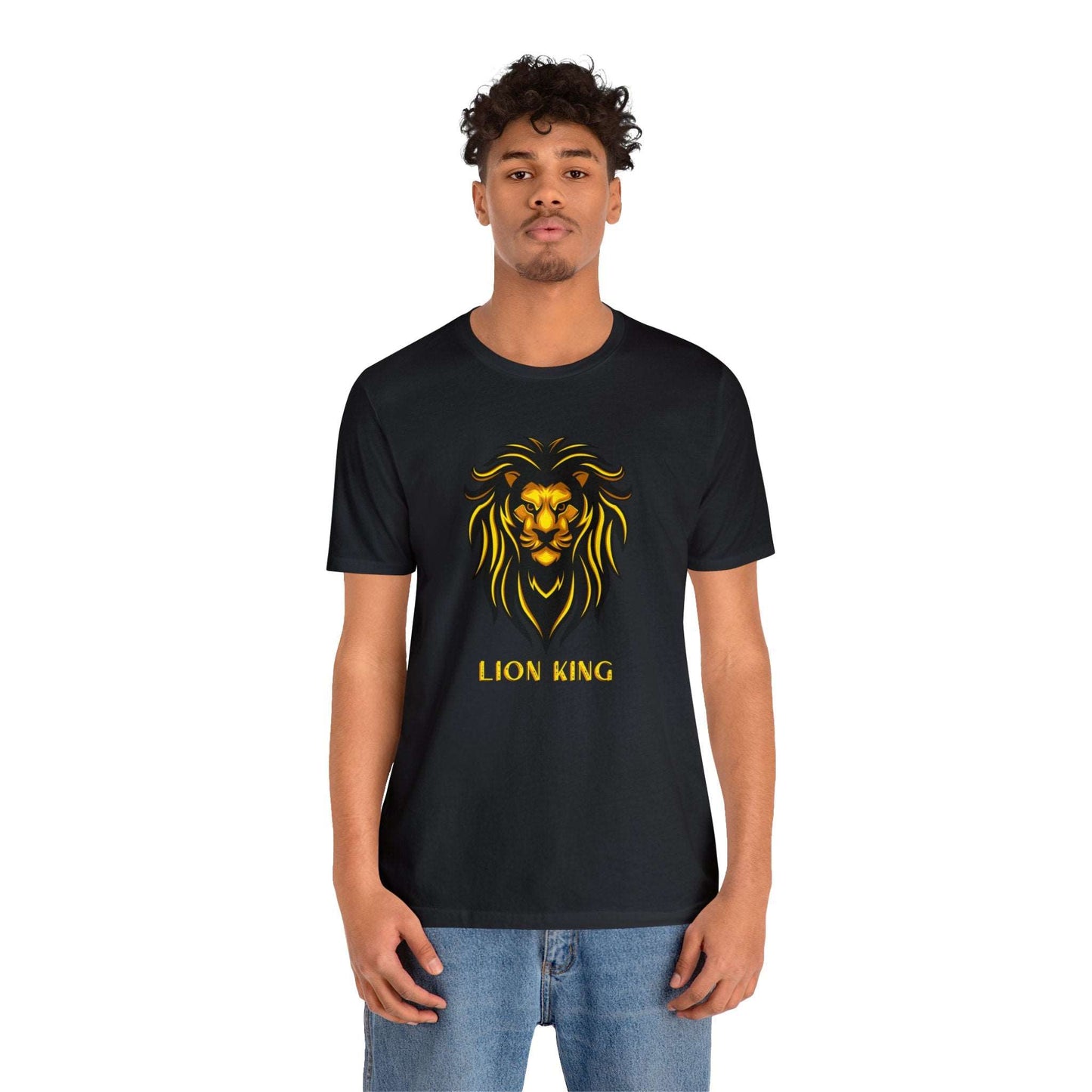 Roar in Style: LION KING Short Sleeve Tee – Unleash Majestic Fashion with Regal Comfort