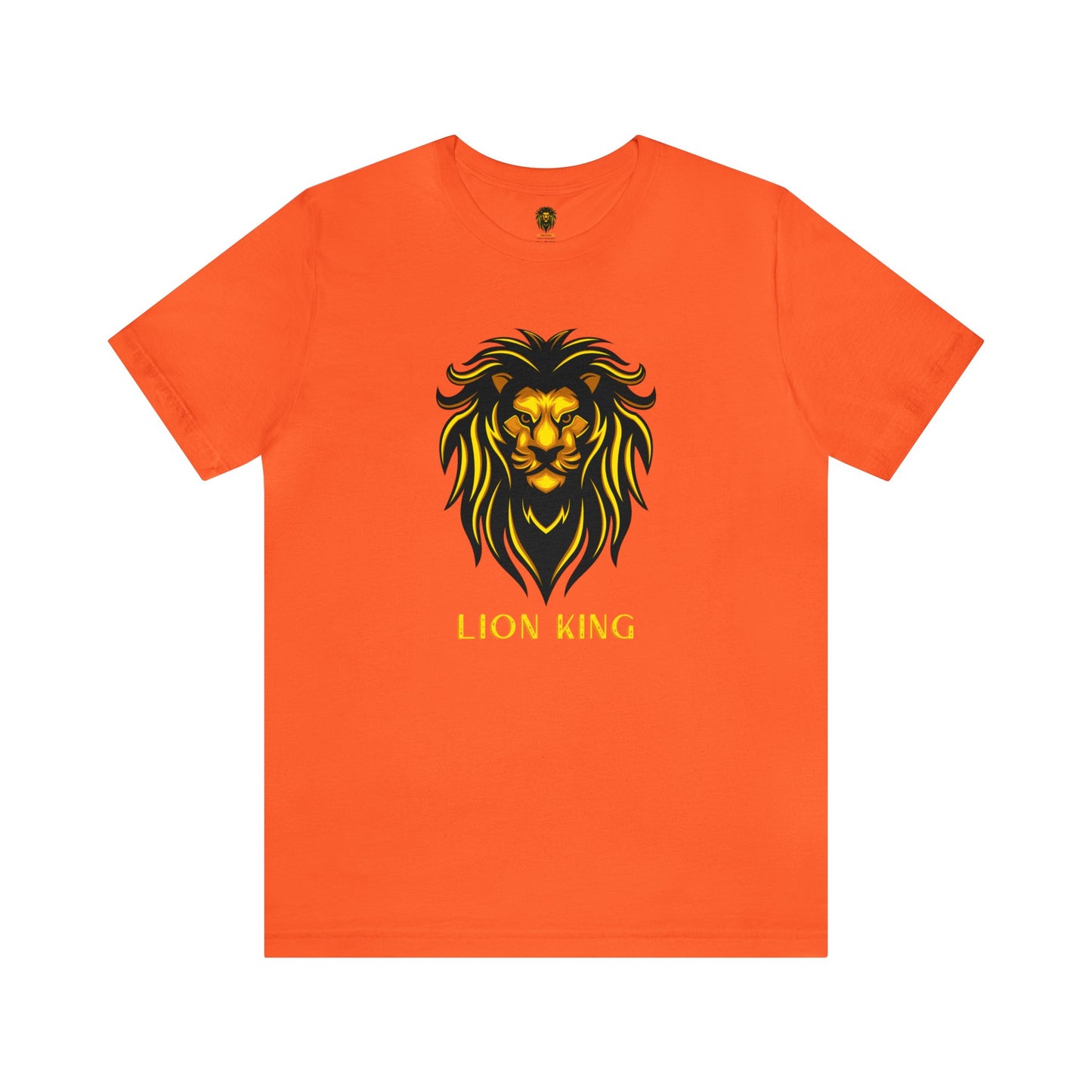 Roar in Style: LION KING Short Sleeve Tee – Unleash Majestic Fashion with Regal Comfort