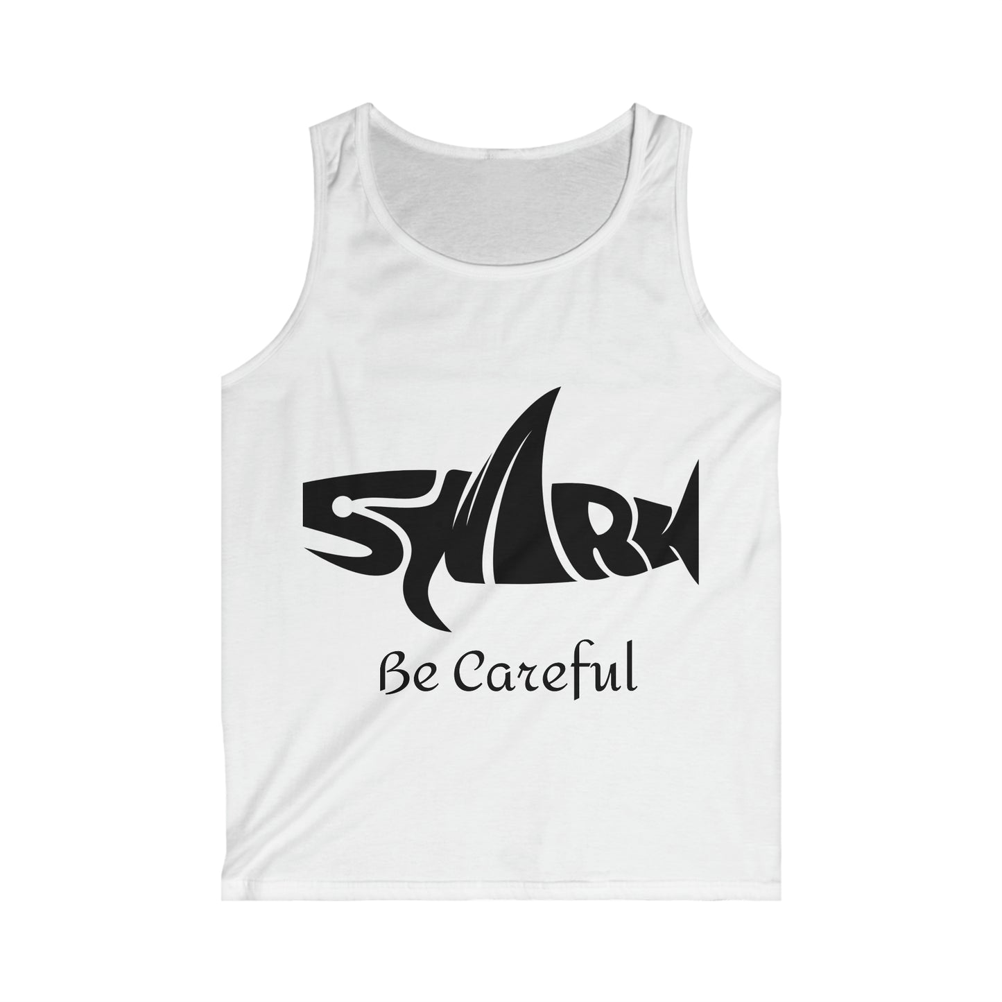 Shark-Inspired Adventure: Men's Softstyle Tank Top