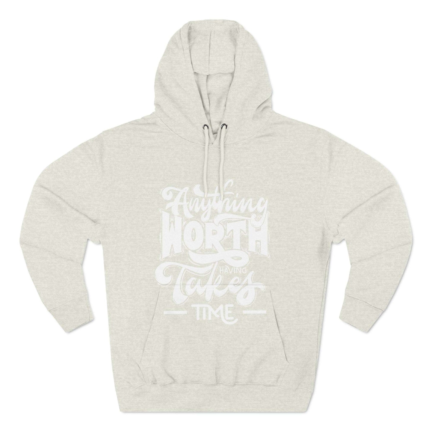 Three-Panel Fleece Hoodie