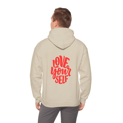 "Love Yourself: Cozy Comfort in Unisex Heavy Blend™ Hooded Sweatshirt"