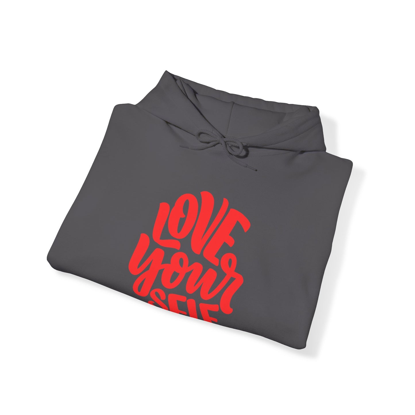 "Love Yourself: Cozy Comfort in Unisex Heavy Blend™ Hooded Sweatshirt"