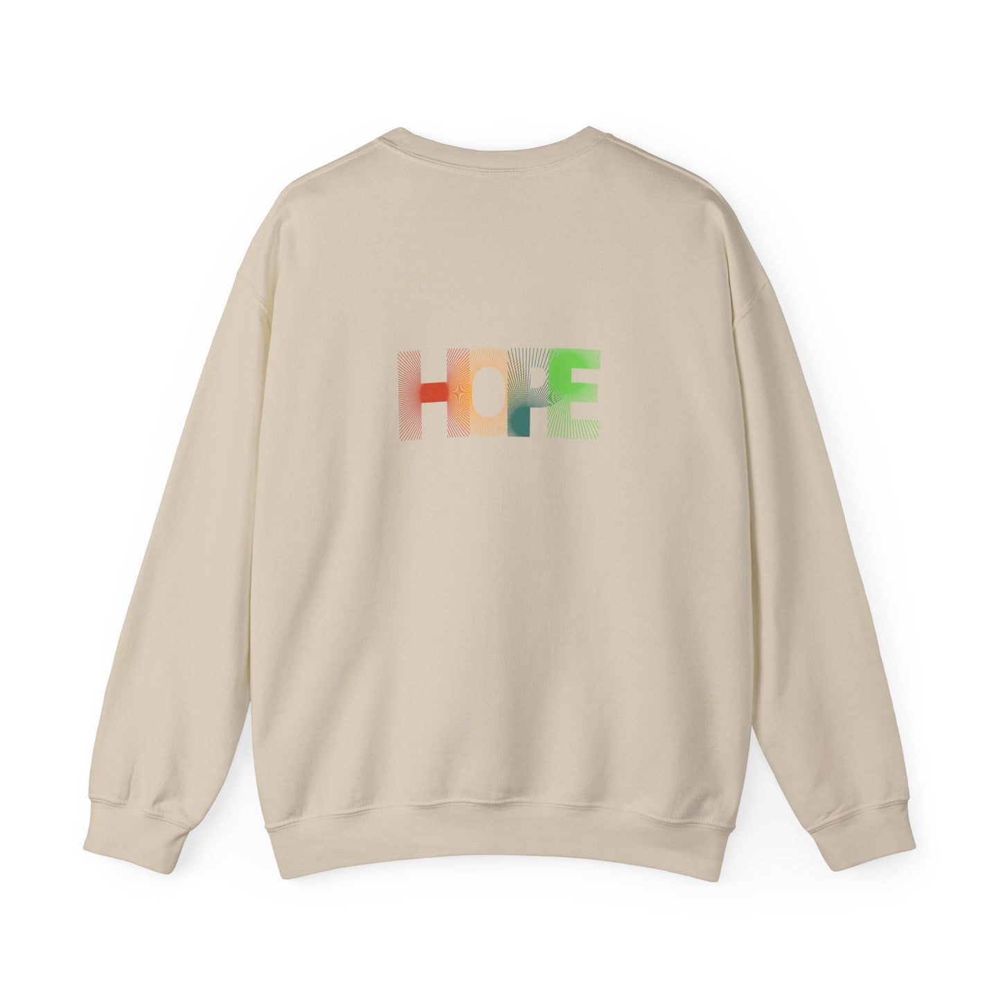 Hope Unisex Heavy Blend™ Crewneck Sweatshirt: Cozy Comfort with a Message