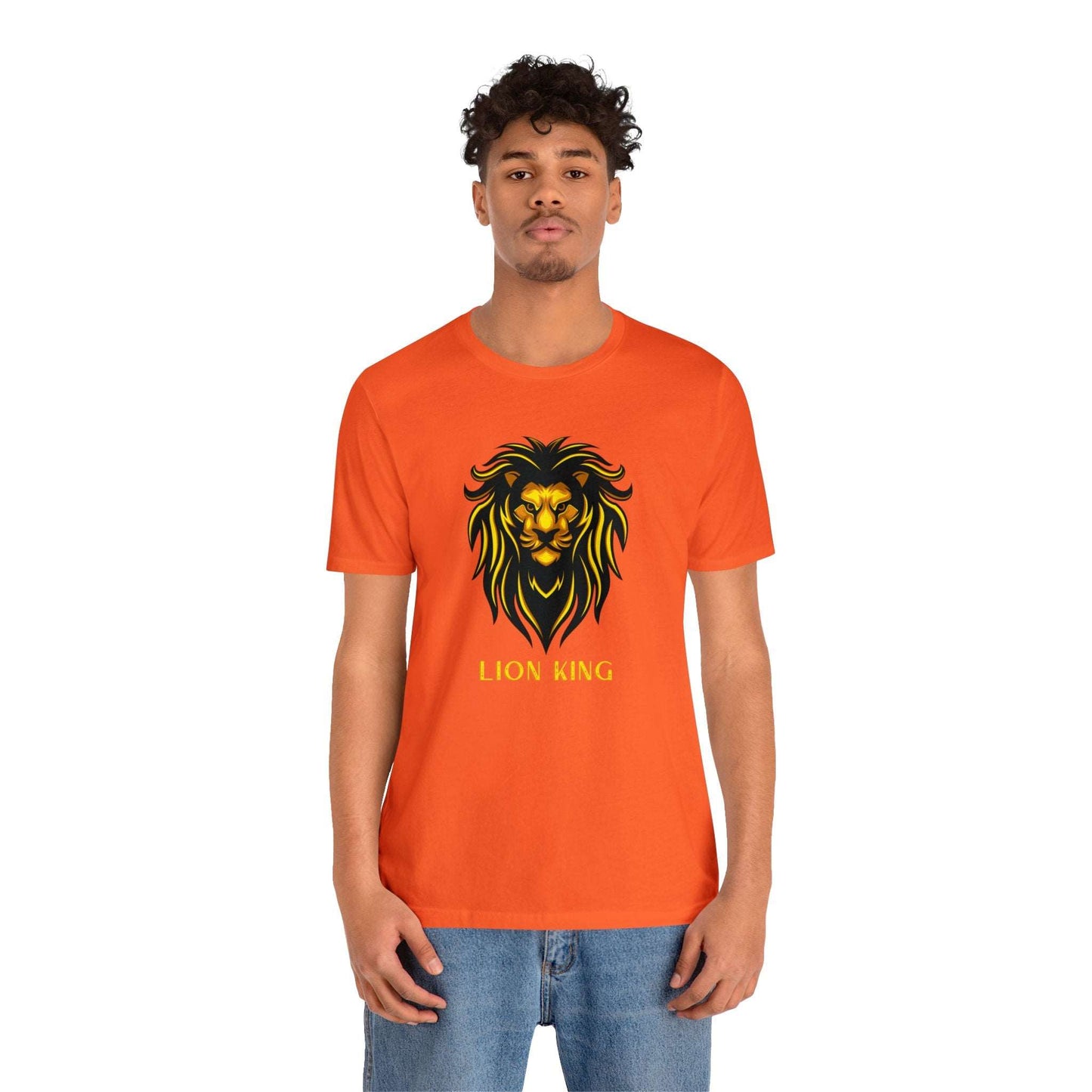 Roar in Style: LION KING Short Sleeve Tee – Unleash Majestic Fashion with Regal Comfort