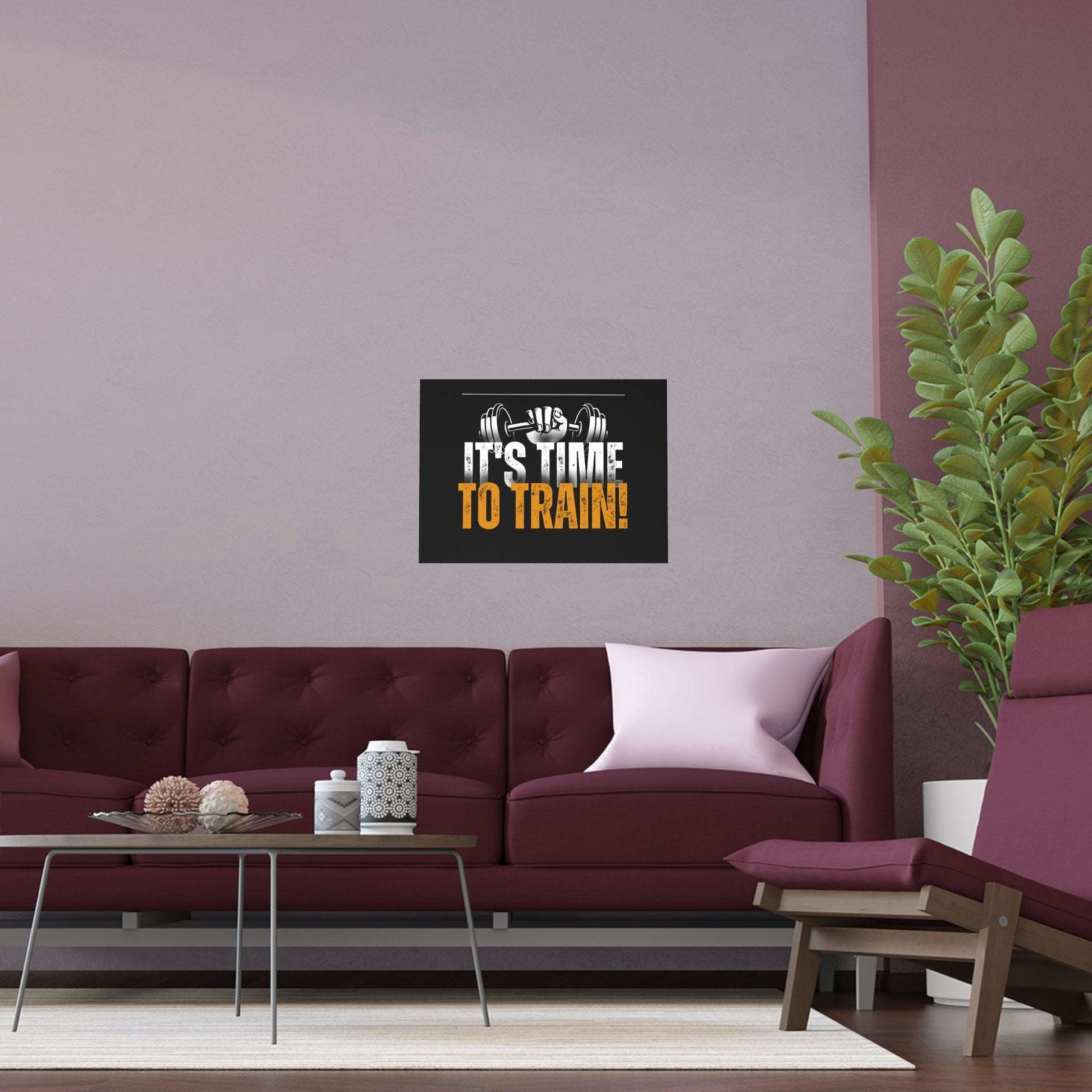 Conquer Any Space: Indoor and Outdoor Silk Posters – It's Time to Train