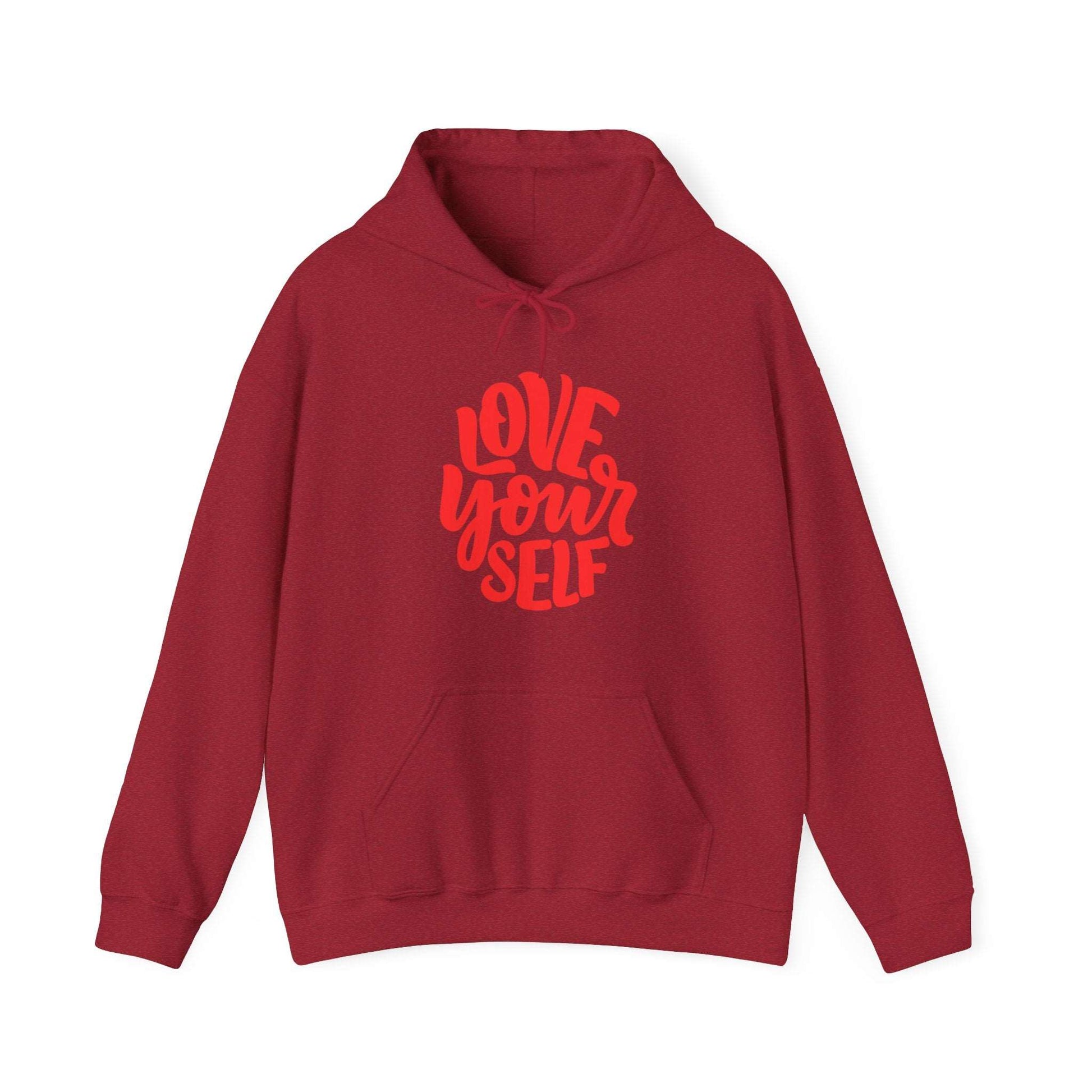 "Love Yourself: Cozy Comfort in Unisex Heavy Blend™ Hooded Sweatshirt"