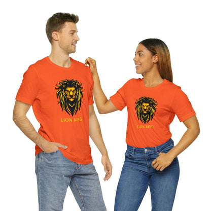 Roar in Style: LION KING Short Sleeve Tee – Unleash Majestic Fashion with Regal Comfort