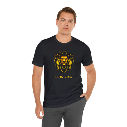 Roar in Style: LION KING Short Sleeve Tee – Unleash Majestic Fashion with Regal Comfort