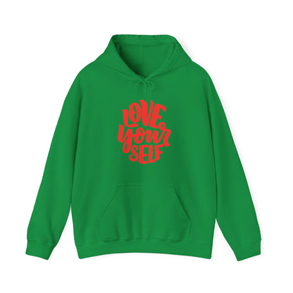 "Love Yourself: Cozy Comfort in Unisex Heavy Blend™ Hooded Sweatshirt"