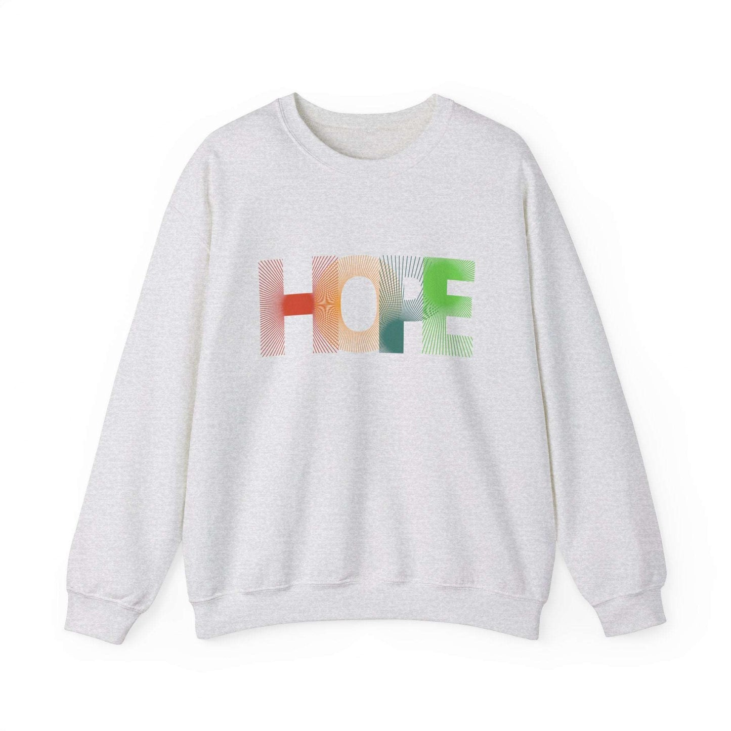 Hope Unisex Heavy Blend™ Crewneck Sweatshirt: Cozy Comfort with a Message