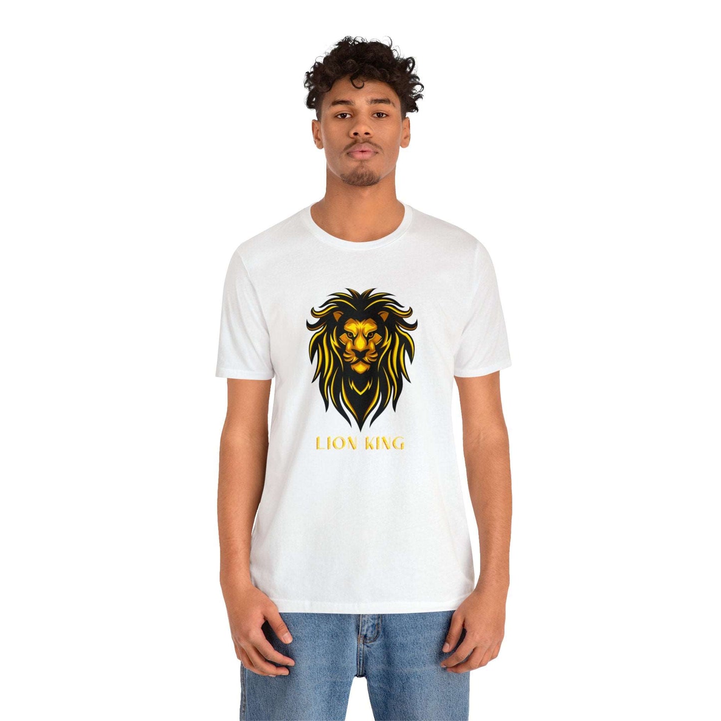 Roar in Style: LION KING Short Sleeve Tee – Unleash Majestic Fashion with Regal Comfort