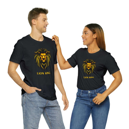 Roar in Style: LION KING Short Sleeve Tee – Unleash Majestic Fashion with Regal Comfort