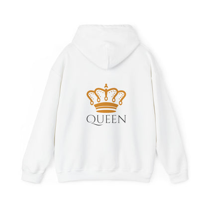 Queen Heavy Blend™ Hooded Sweatshirt - Cozy Comfort with Royal Style"