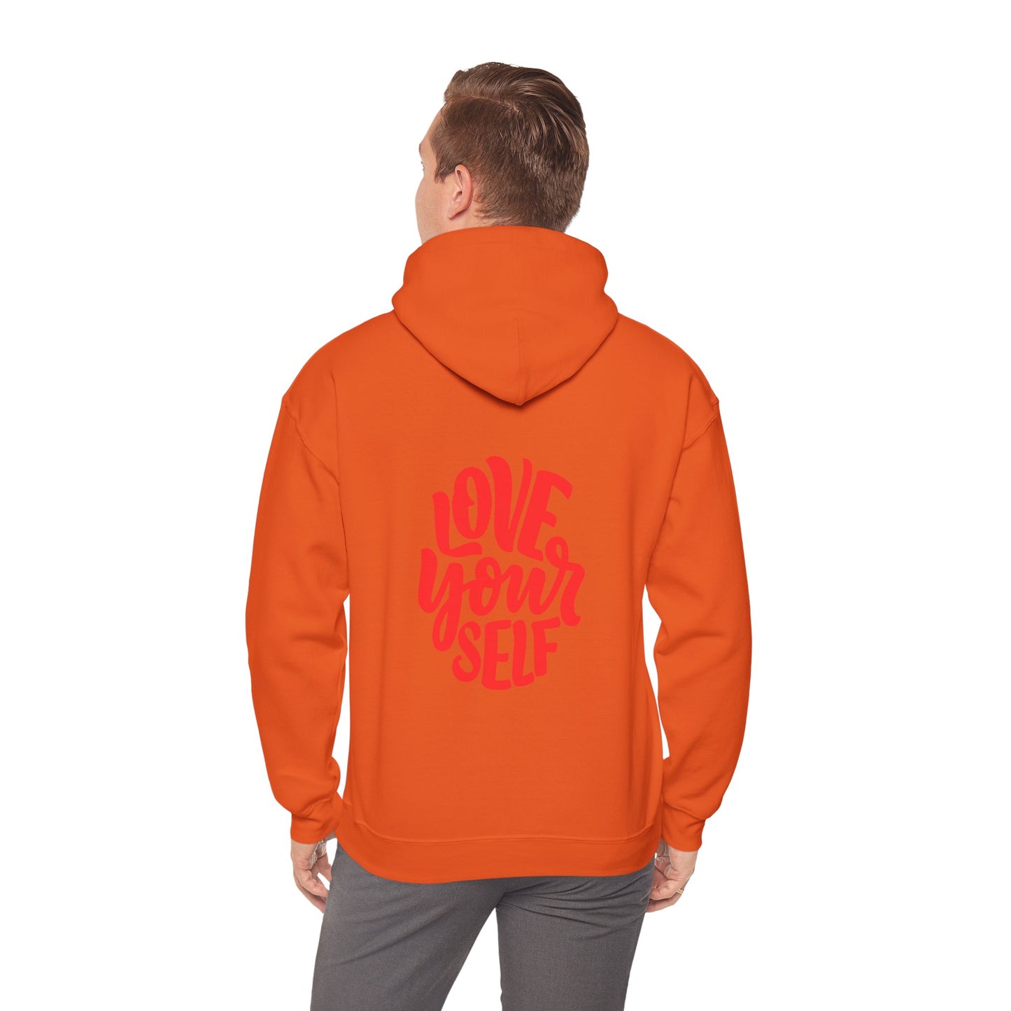 "Love Yourself: Cozy Comfort in Unisex Heavy Blend™ Hooded Sweatshirt"