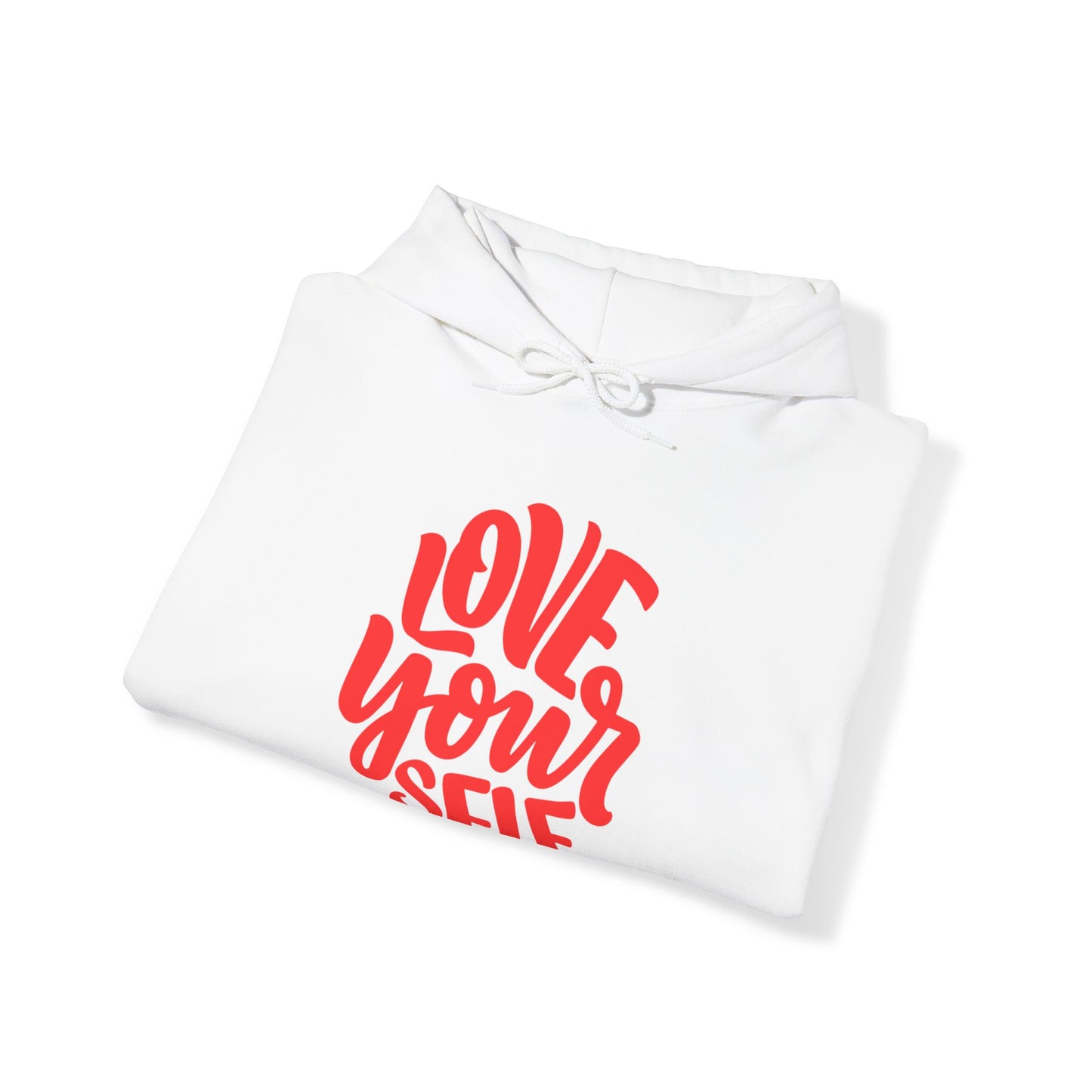 "Love Yourself: Cozy Comfort in Unisex Heavy Blend™ Hooded Sweatshirt"