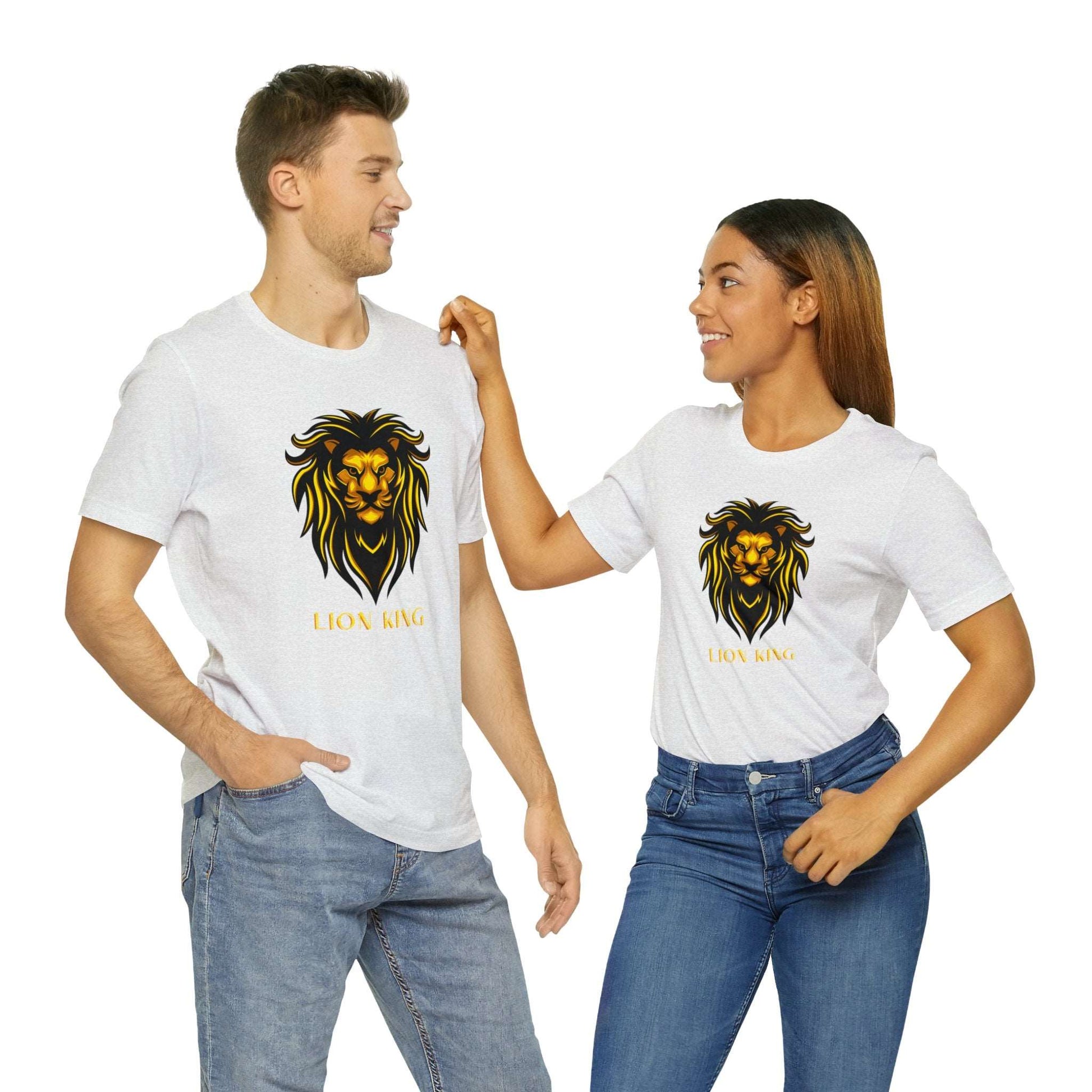 Roar in Style: LION KING Short Sleeve Tee – Unleash Majestic Fashion with Regal Comfort