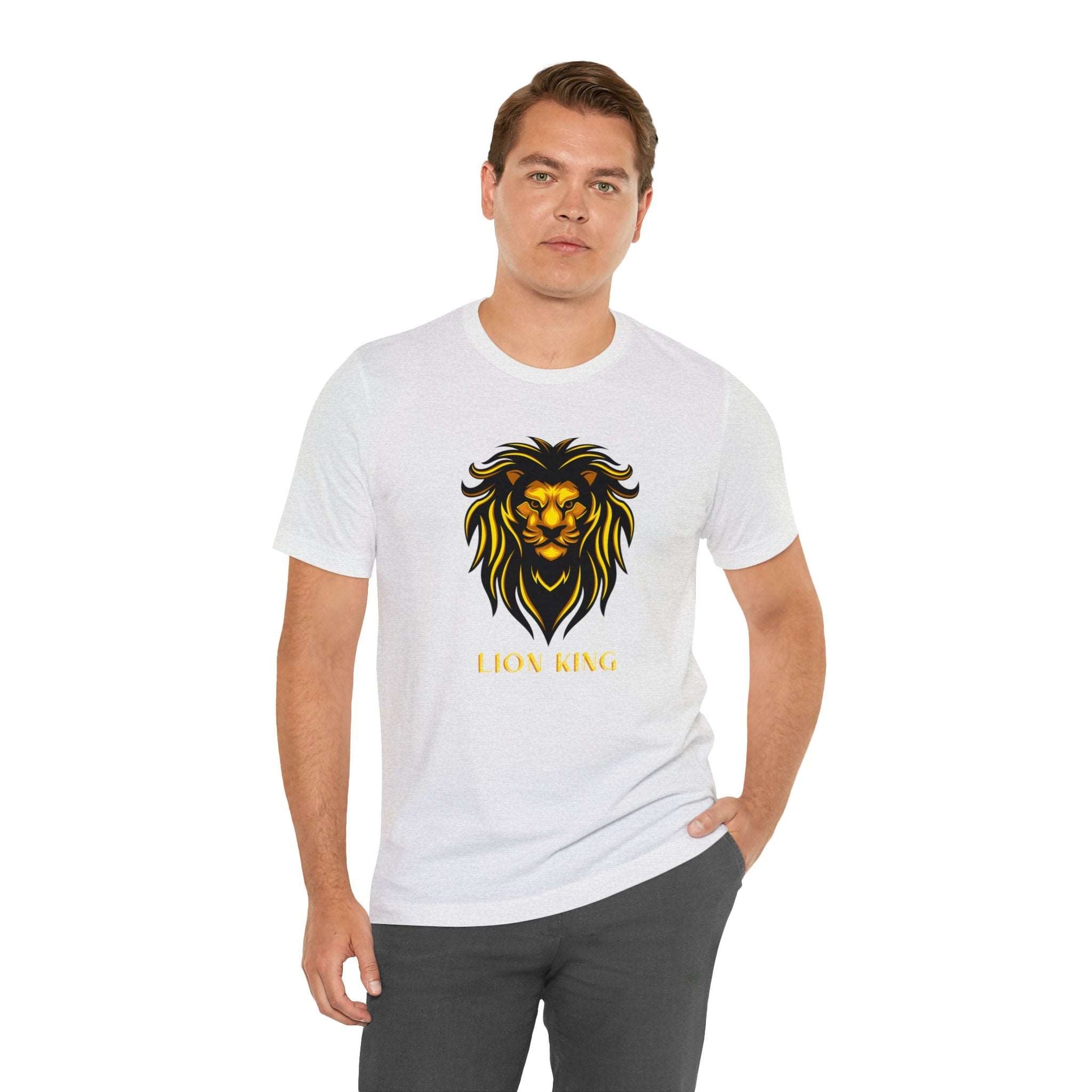 Roar in Style: LION KING Short Sleeve Tee – Unleash Majestic Fashion with Regal Comfort