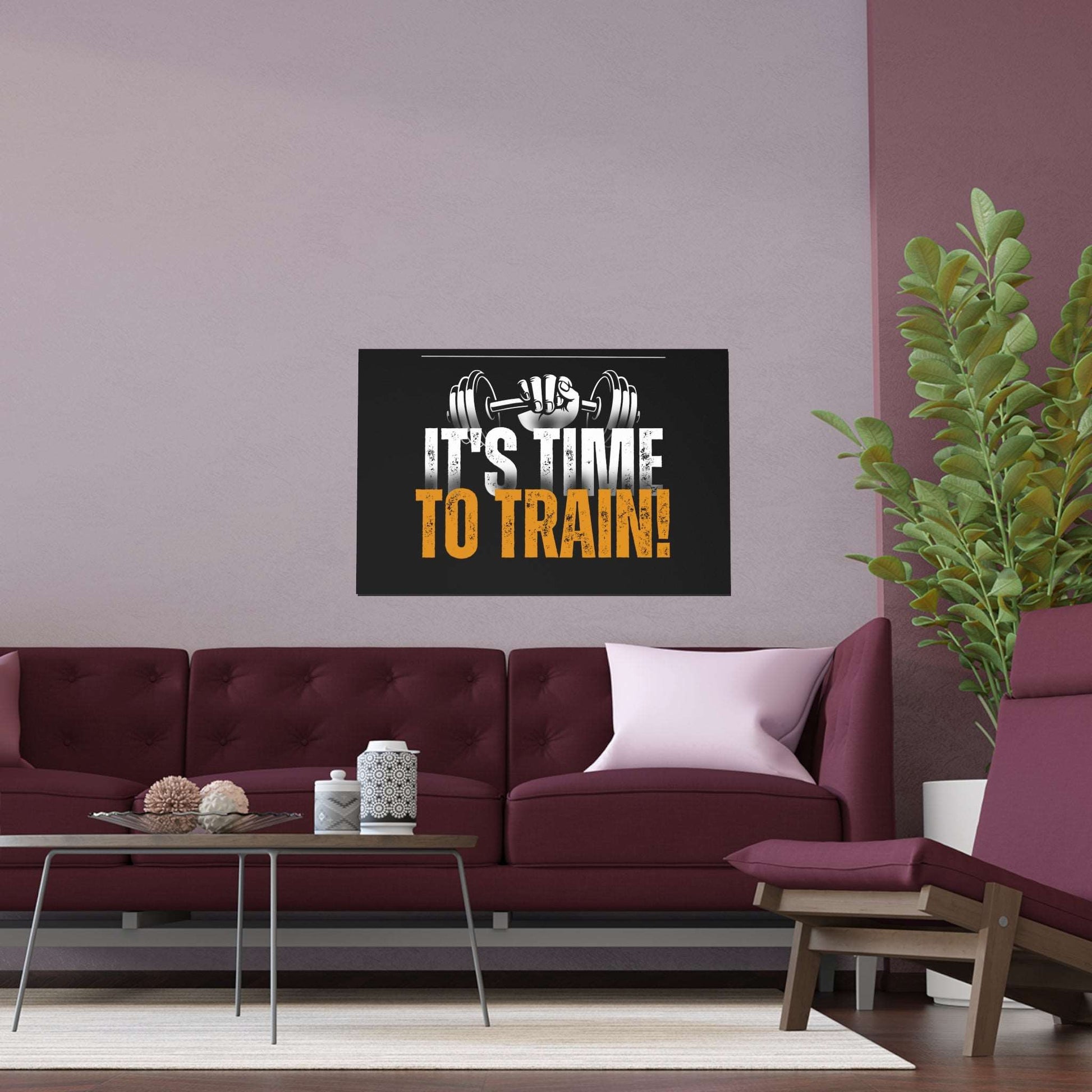 Conquer Any Space: Indoor and Outdoor Silk Posters – It's Time to Train