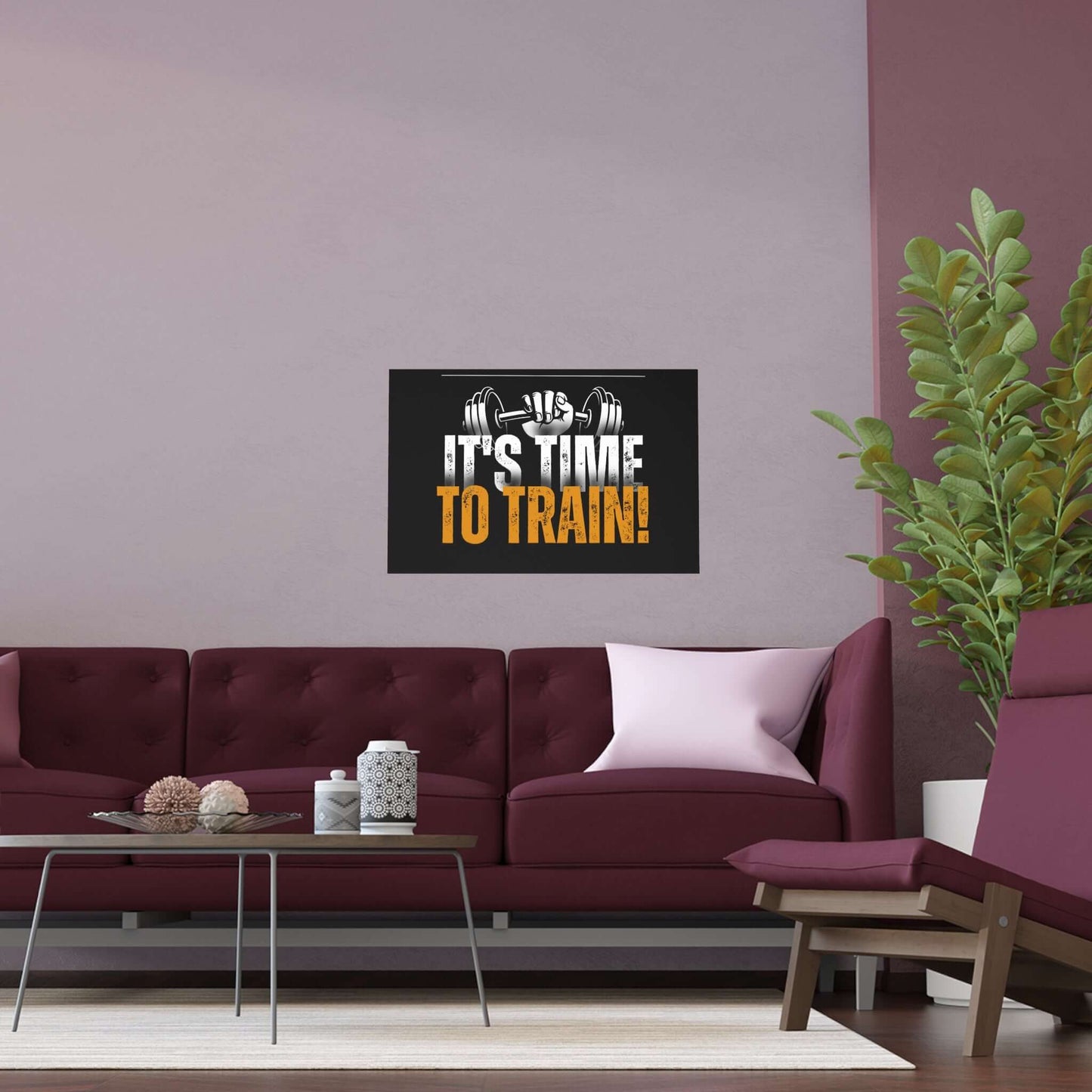 Conquer Any Space: Indoor and Outdoor Silk Posters – It's Time to Train