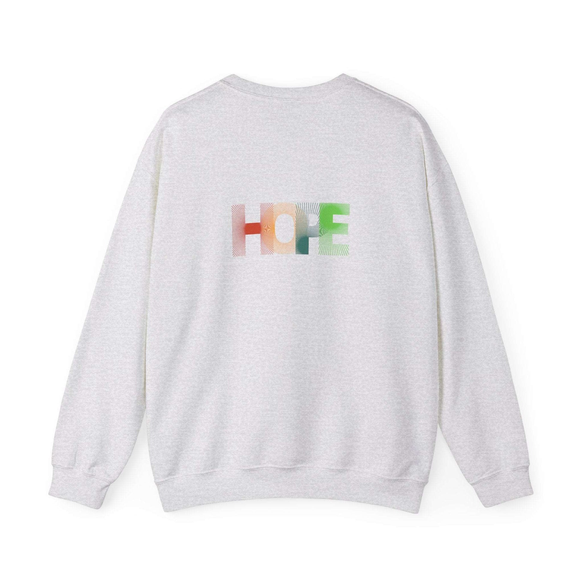 Hope Unisex Heavy Blend™ Crewneck Sweatshirt: Cozy Comfort with a Message