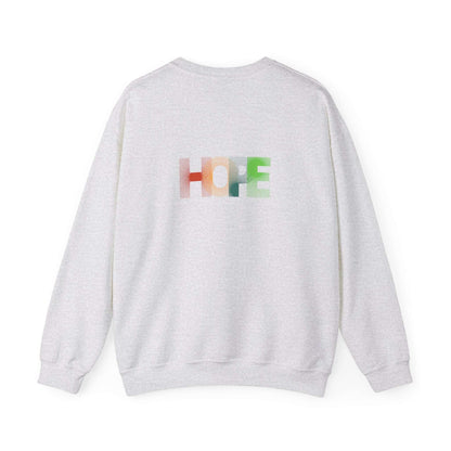 Hope Unisex Heavy Blend™ Crewneck Sweatshirt: Cozy Comfort with a Message