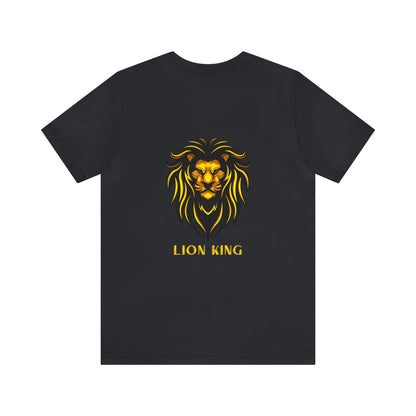 Roar in Style: LION KING Short Sleeve Tee – Unleash Majestic Fashion with Regal Comfort