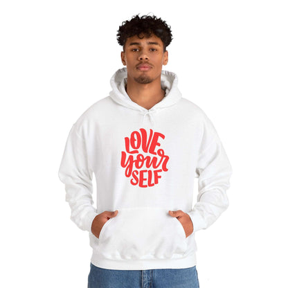 "Love Yourself: Cozy Comfort in Unisex Heavy Blend™ Hooded Sweatshirt"