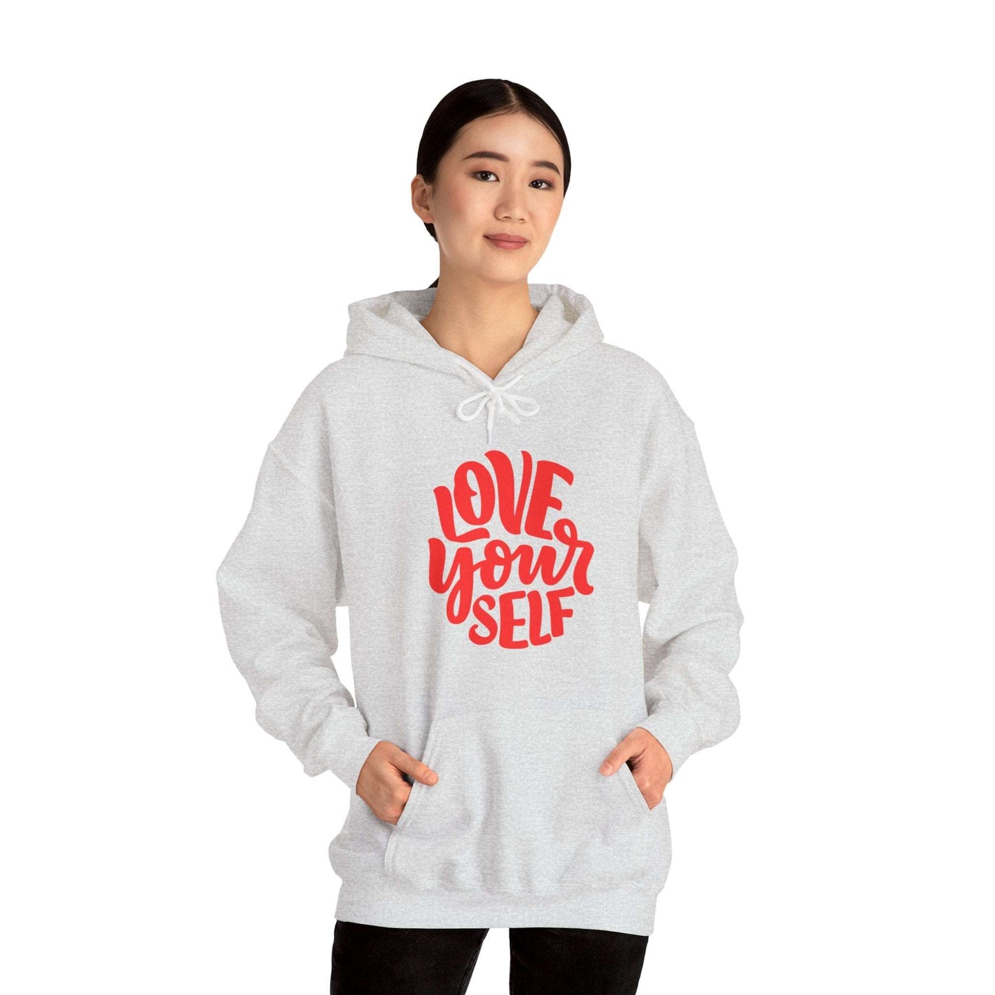 "Love Yourself: Cozy Comfort in Unisex Heavy Blend™ Hooded Sweatshirt"