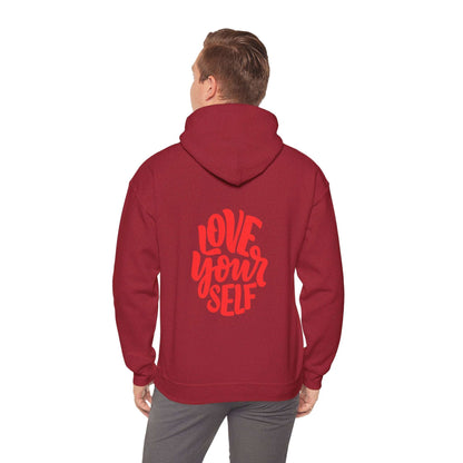 "Love Yourself: Cozy Comfort in Unisex Heavy Blend™ Hooded Sweatshirt"