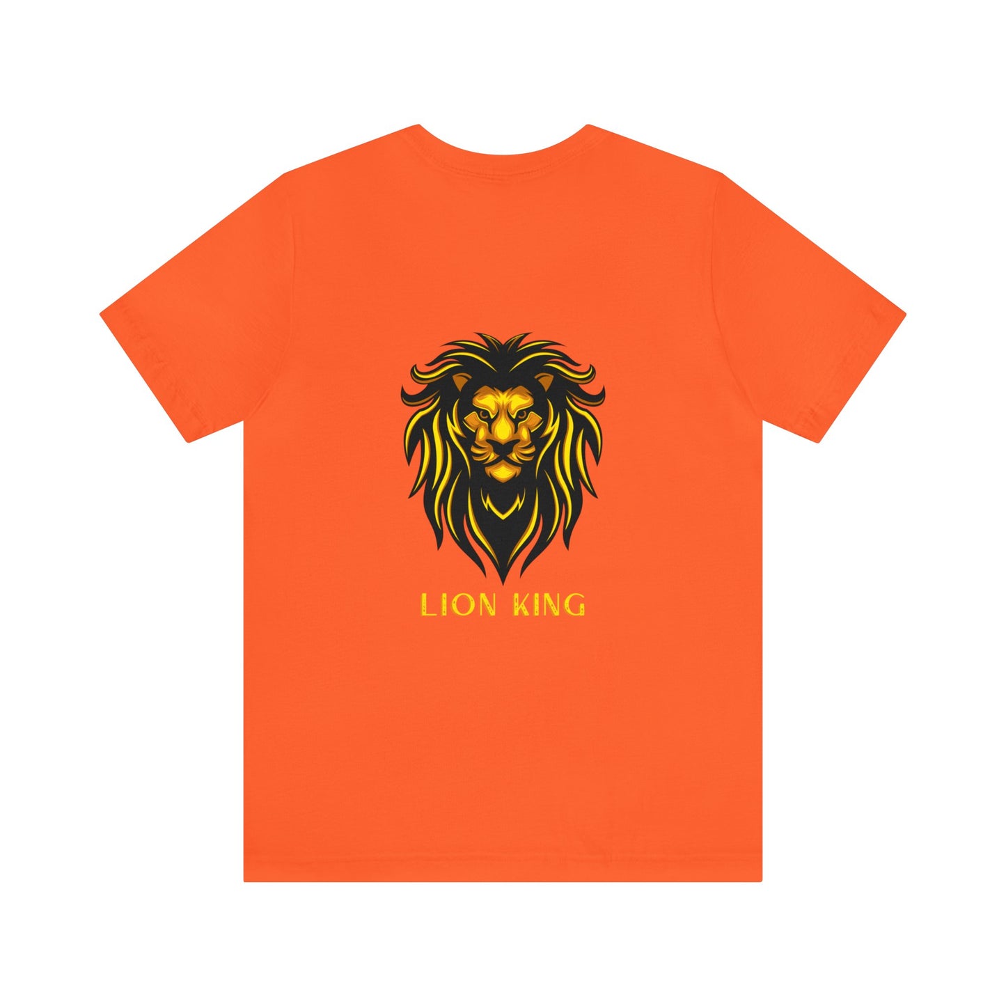 Roar in Style: LION KING Short Sleeve Tee – Unleash Majestic Fashion with Regal Comfort