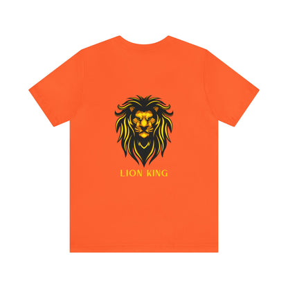 Roar in Style: LION KING Short Sleeve Tee – Unleash Majestic Fashion with Regal Comfort