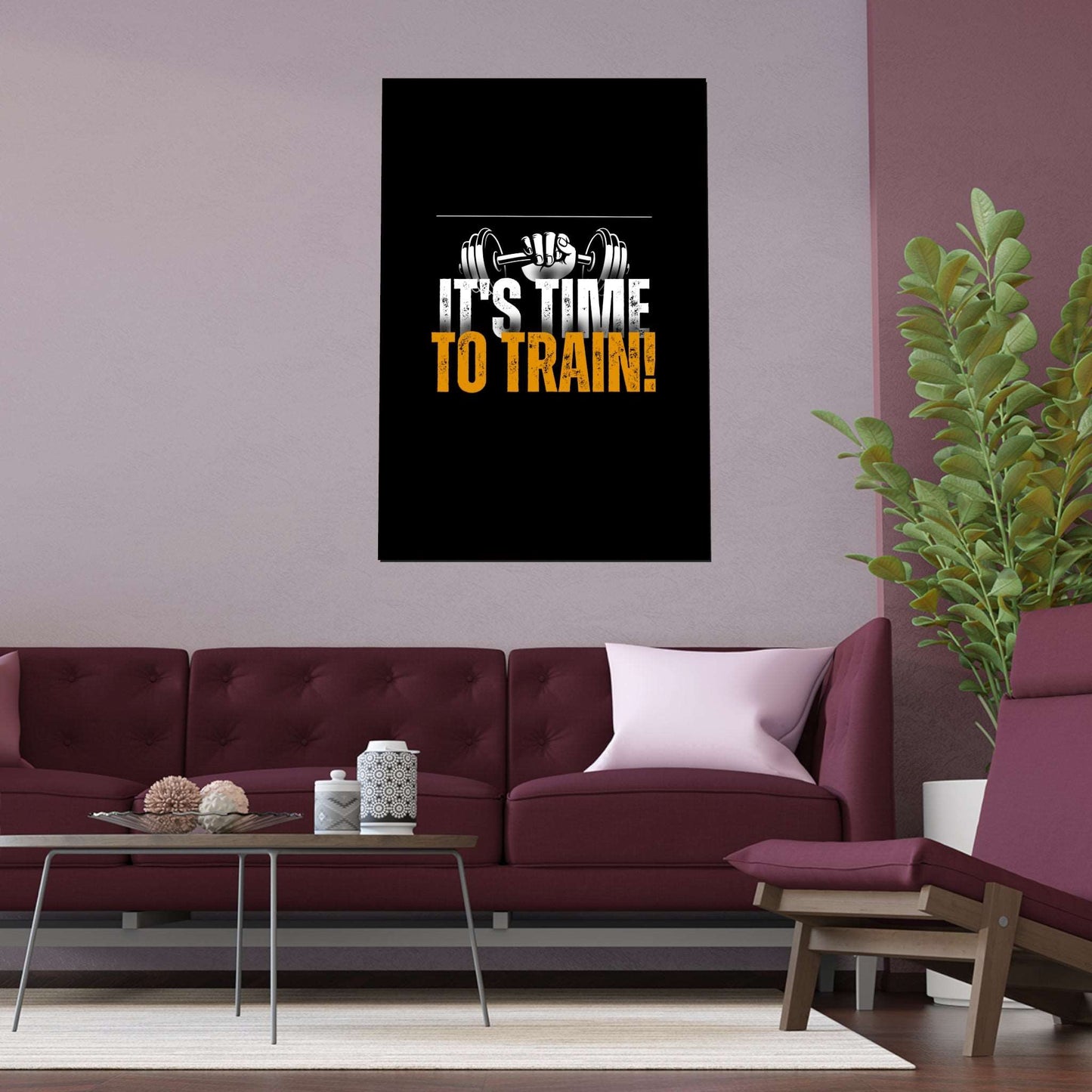 Conquer Any Space: Indoor and Outdoor Silk Posters – It's Time to Train