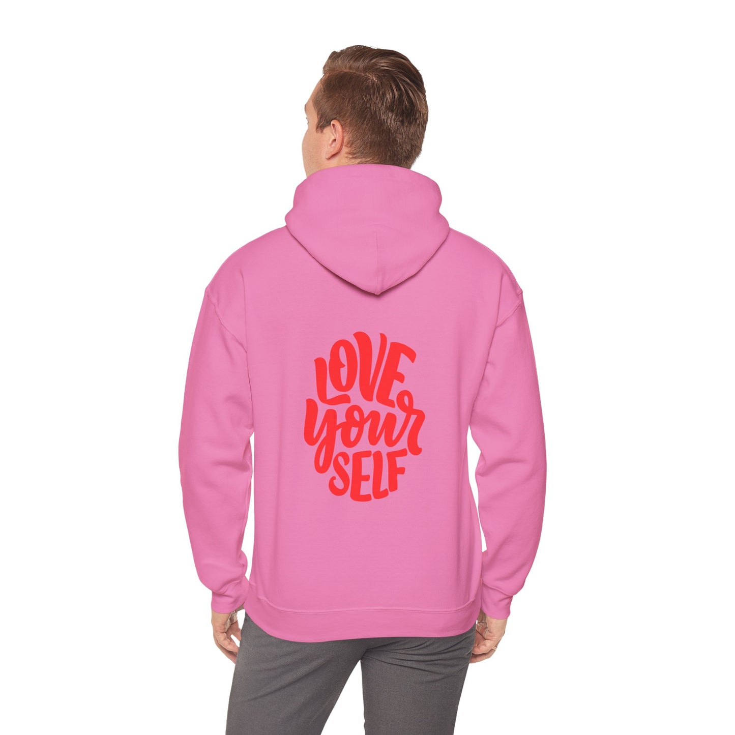 "Love Yourself: Cozy Comfort in Unisex Heavy Blend™ Hooded Sweatshirt"