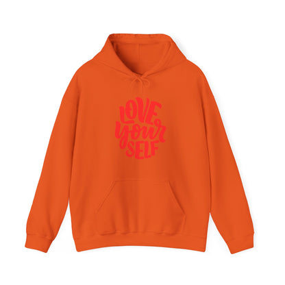 "Love Yourself: Cozy Comfort in Unisex Heavy Blend™ Hooded Sweatshirt"