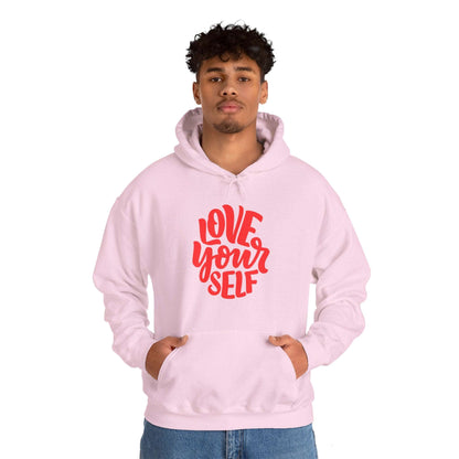 "Love Yourself: Cozy Comfort in Unisex Heavy Blend™ Hooded Sweatshirt"