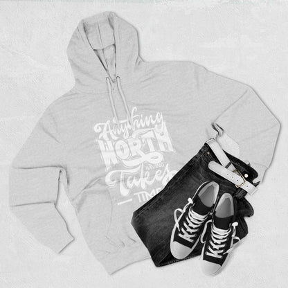 Three-Panel Fleece Hoodie