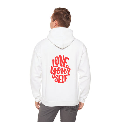 "Love Yourself: Cozy Comfort in Unisex Heavy Blend™ Hooded Sweatshirt"