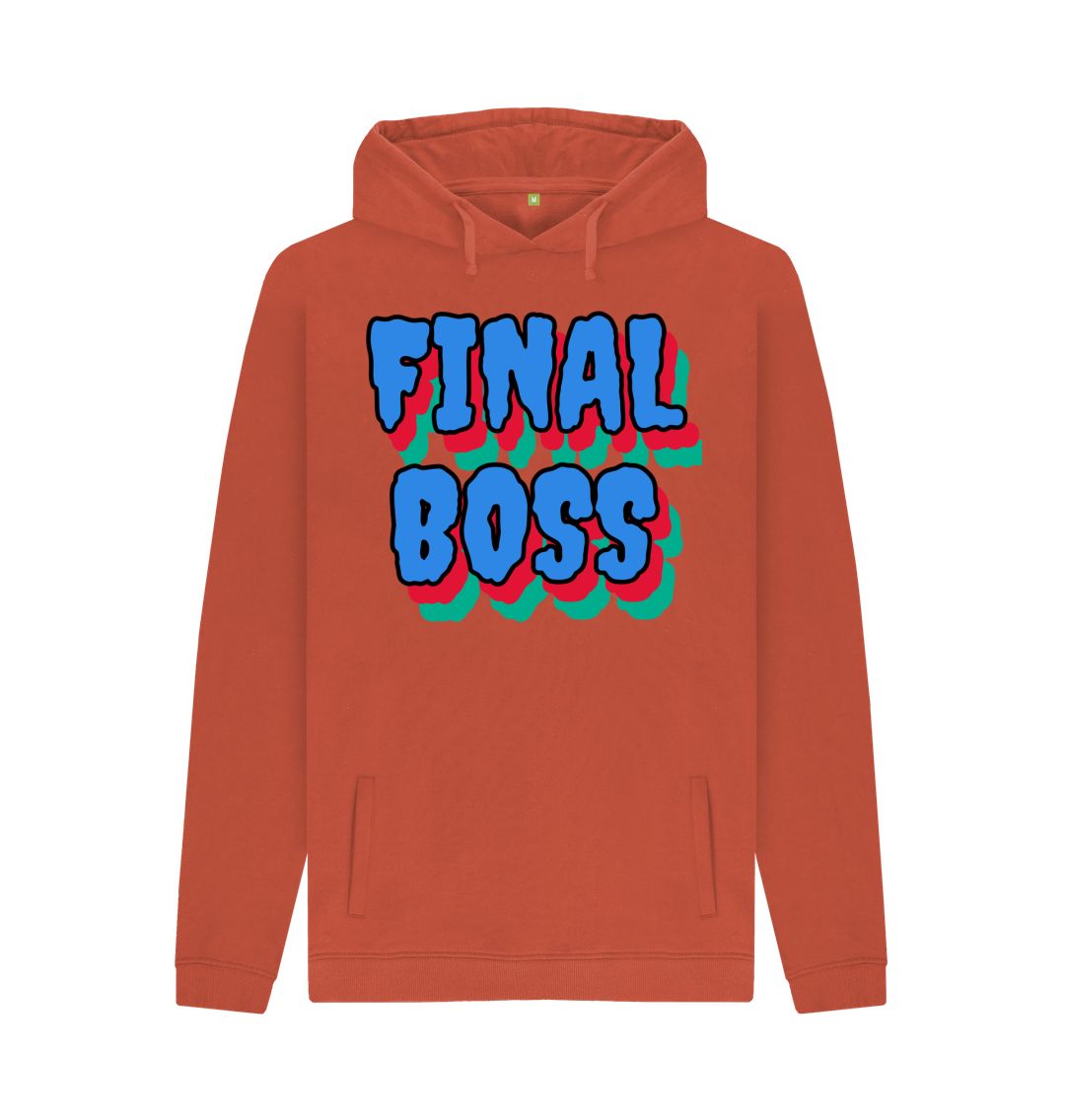 Rust Final Boss Men Hoodie: Conquer Cold Weather in Style