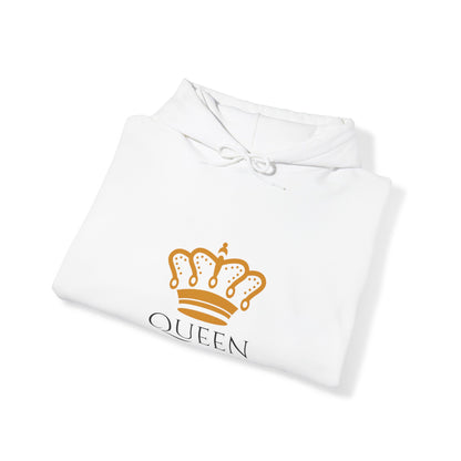 Queen Heavy Blend™ Hooded Sweatshirt - Cozy Comfort with Royal Style"