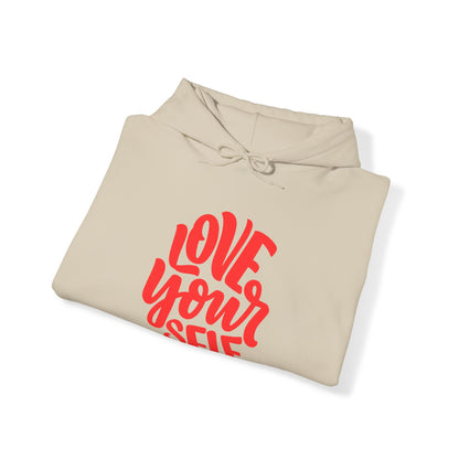 "Love Yourself: Cozy Comfort in Unisex Heavy Blend™ Hooded Sweatshirt"