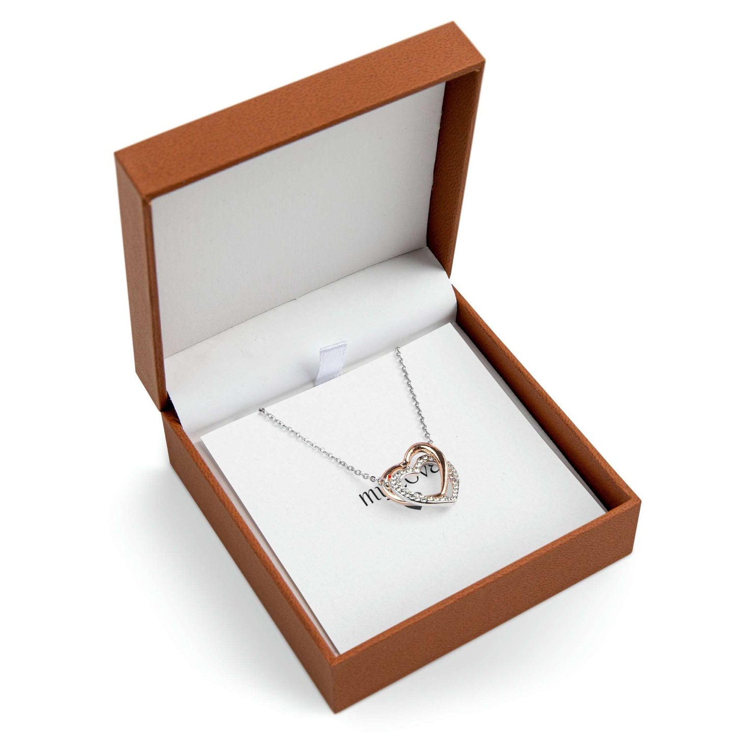 Eternal Embrace:( Valentines Day Gift ) Twin Hearts Necklace – A Symbol of Timeless Connection ( 18K Gold )