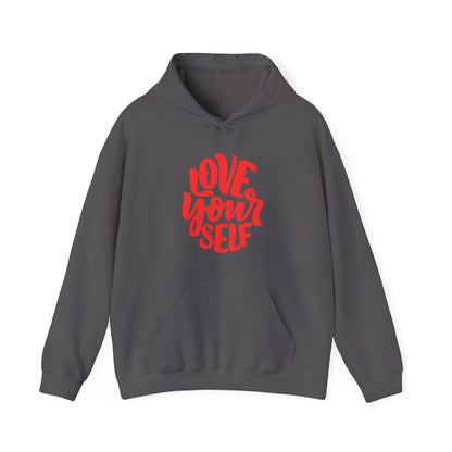 "Love Yourself: Cozy Comfort in Unisex Heavy Blend™ Hooded Sweatshirt"