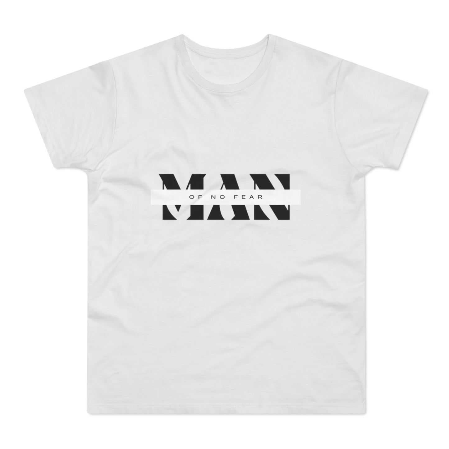 Ultimate Comfort in Style: Single Jersey Men's T-shirt for Effortless Elegance " Man of No Fear "