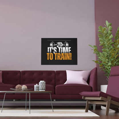 Conquer Any Space: Indoor and Outdoor Silk Posters – It's Time to Train