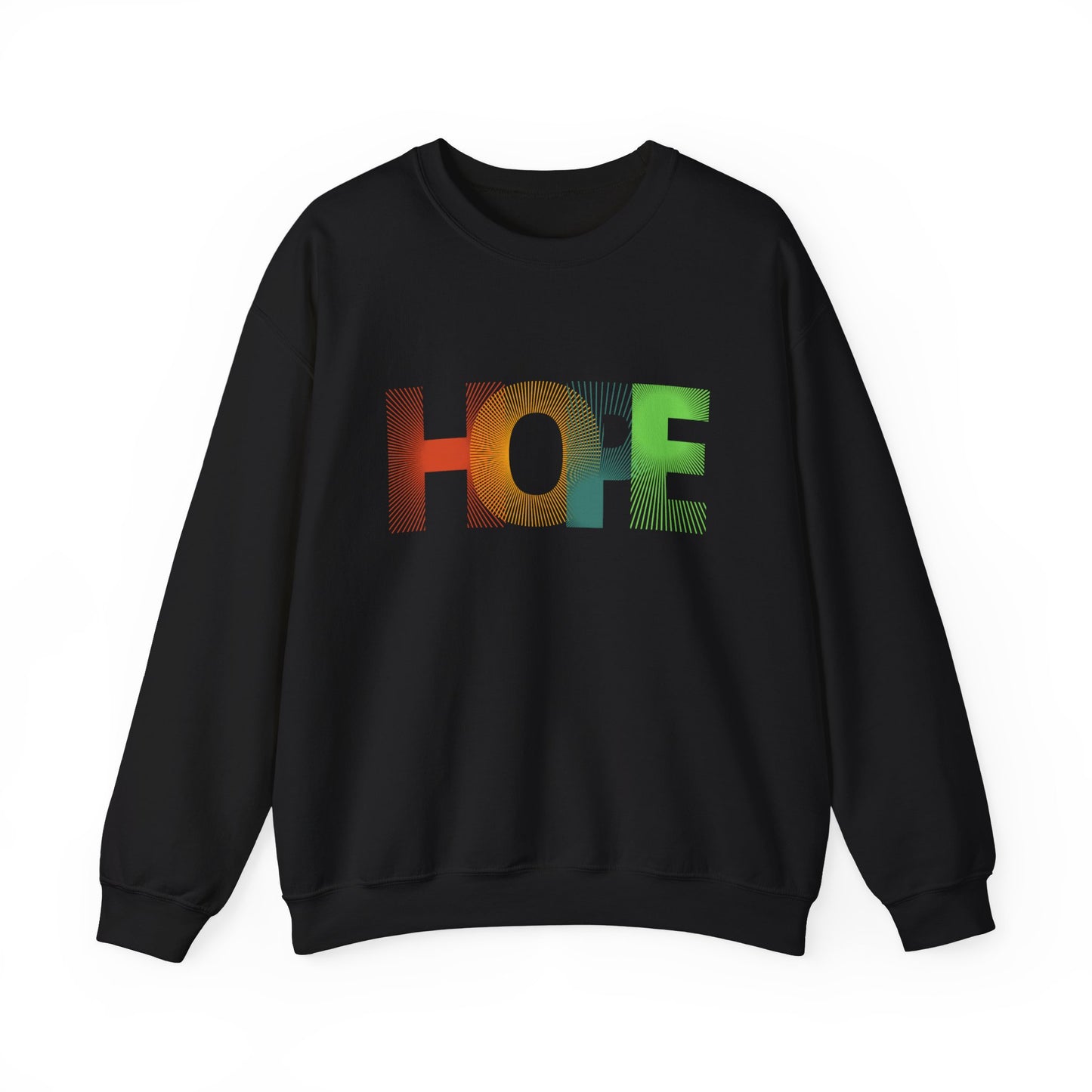 Hope Unisex Heavy Blend™ Crewneck Sweatshirt: Cozy Comfort with a Message