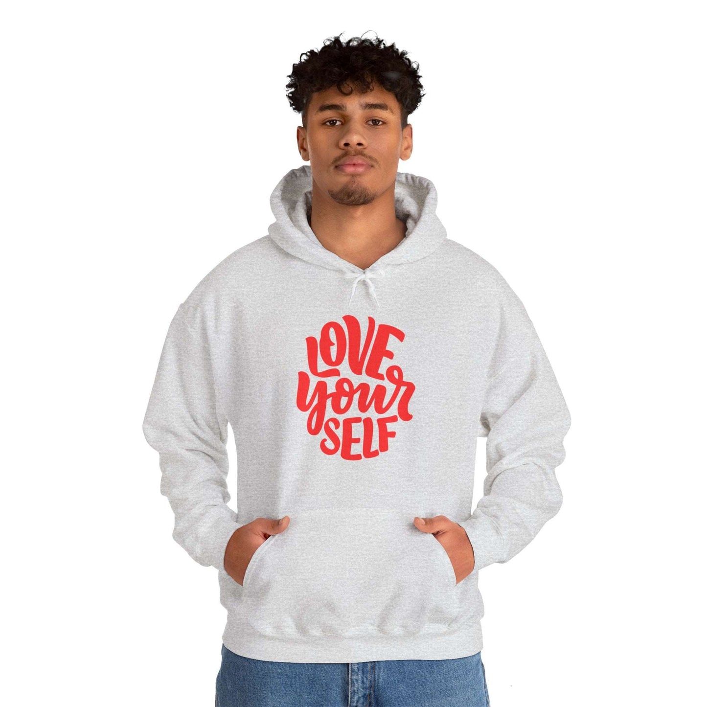 "Love Yourself: Cozy Comfort in Unisex Heavy Blend™ Hooded Sweatshirt"