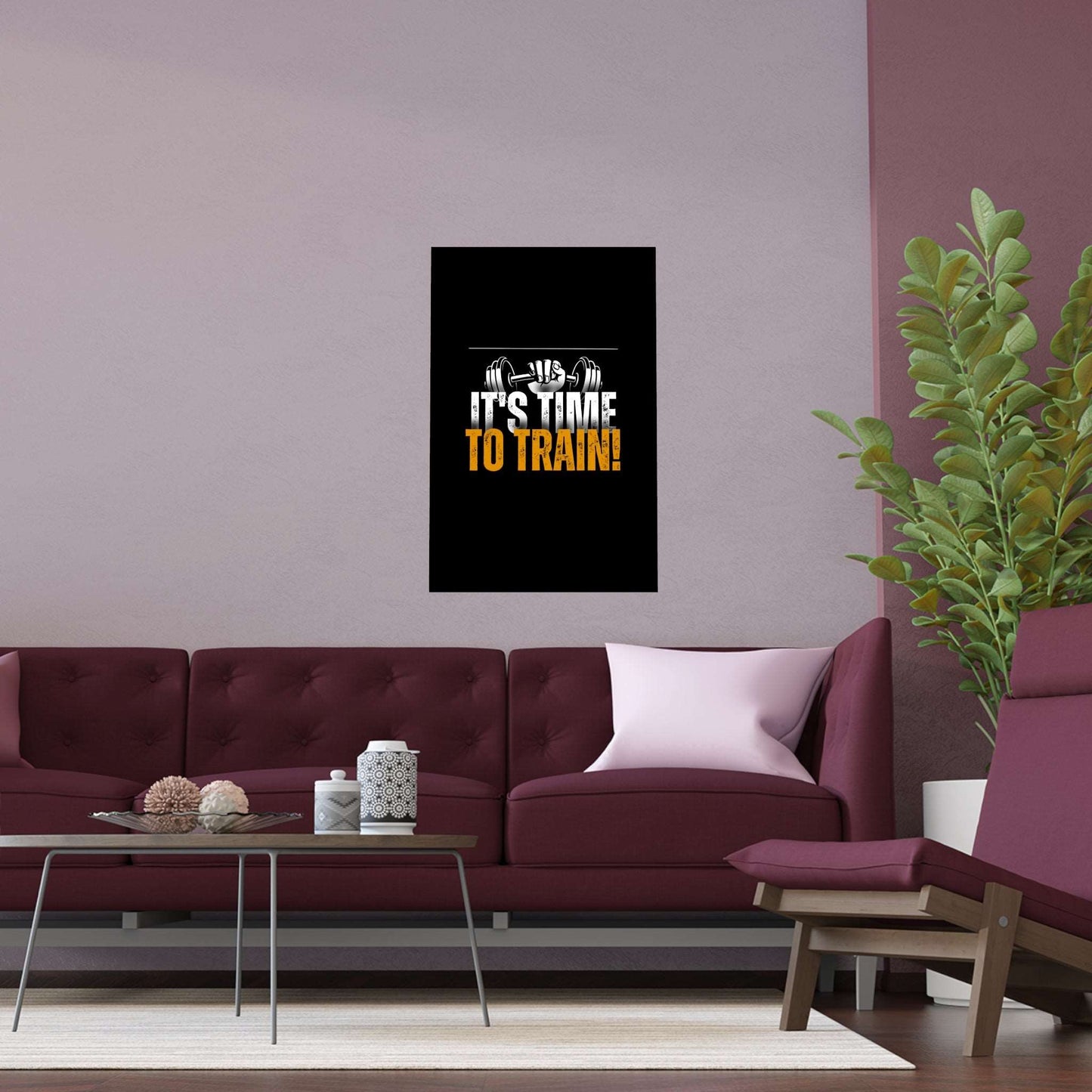 Conquer Any Space: Indoor and Outdoor Silk Posters – It's Time to Train