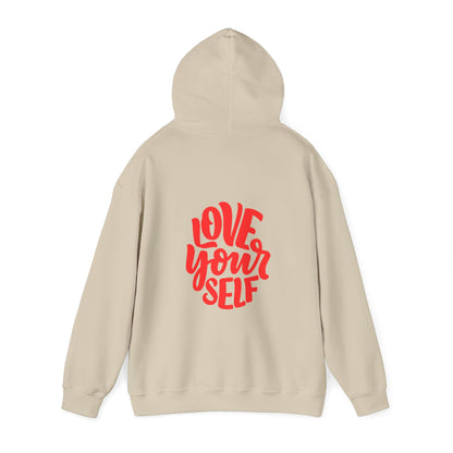 "Love Yourself: Cozy Comfort in Unisex Heavy Blend™ Hooded Sweatshirt"