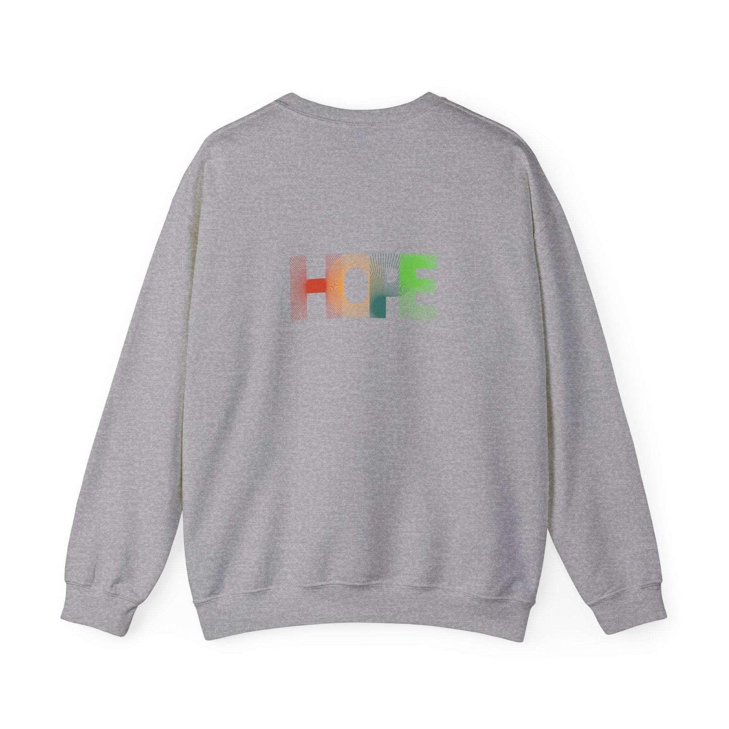 Hope Unisex Heavy Blend™ Crewneck Sweatshirt: Cozy Comfort with a Message